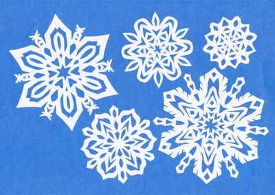 Snowflakes papercut